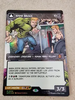 Eddie Brock - #224 Foil (Borderless) Marvel's Spider-Man - Mtg - Image 1