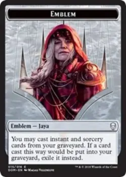 Emblem - Jaya Ballard NM-Mint, English Magic the Gathering MTG Dominaria - Image 1