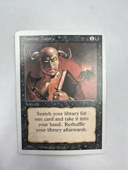 Demonic Tutor - Revised Edition (3ED) English MTG MP Uncommon - Image 1