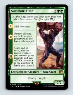 Summon: Titan R FINAL FANTASY 204 NM/LP - Image 1