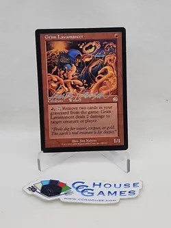 Grim Lavamancer SIGNED SILVER James Nelson Jim MTG Torment 2 Avail *CCGHouse* - Image 1