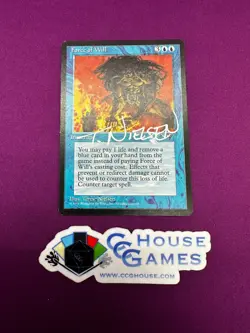 Force of Will - SIGNED - Alliances Terese Nielsen Magic MTG *CCGHouse* #A - Image 2