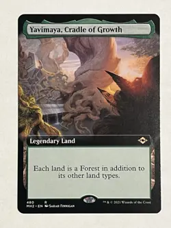 Yavimaya, Cradle of Growth NM Extended Art Modern Horizons 2 MTG - Image 1