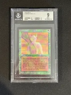 MTG Magic the Gathering Beta Camouflage BGS 9 MINT 1993 - Image 1