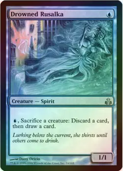 1 x Drowned Rusalka - Foil - Guildpact - LP - Magic The Gathering - MTG - QXQ01 - Image 1