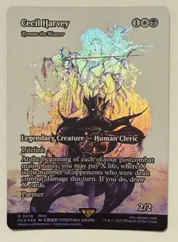 Cecil Harvey Showcase Foil - Final Fantasy: Through the Ages MTG - Image 1