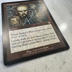 Magic the Gathering MTG Tsabo's Web Artifact Invasion Rare - Image 5