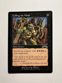 Culling the Weak - MTG Exodus - NM - Image 1