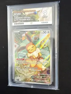 Pokemon Cards - ACE 9 Eevee 173 -Black Star Pokemon Center ETB Promo - PSA BGS - Image 2