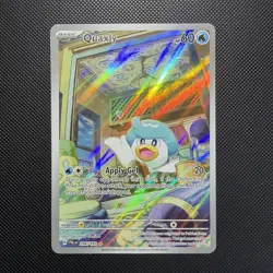 Pokemon TCG Quaxly 206/193 Scarlet Violet Paldea Evolved Illustration Rare - Image 1