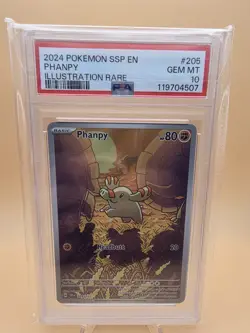 Phanpy 205/191 Pokemon Surging Sparks Holo - PSA 10 Gem Mint - Image 1