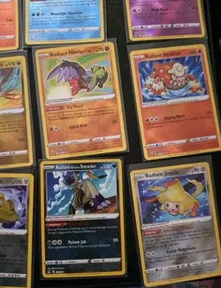 16 Radiant Rare Full Set Complete Pokemon Collection Charizard Greninja Eevee - Image 4