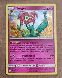 Pokemon- Florges 152/236- Holo Rare Card- Cosmic Eclipse - Image 1