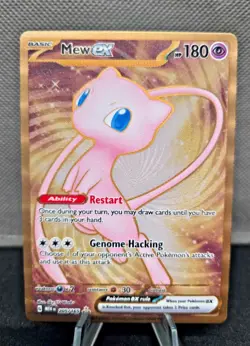 Pokemon TCG Scarlet & Violet 151 UPC Promo Metal Hyper Rare Mew Ex 205/165 - Image 2