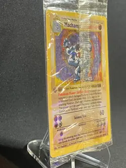 Pokemon Sealed 1st Edition Shadowless Base Set Machamp 8/102 Vintage Rare - Image 2