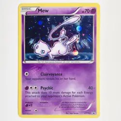 Pokemon Mew XY192 Xy Black Star Promo Holo MINT Swirl - Image 1