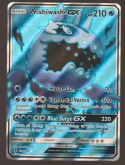 Wishiwashi GX 133/145 Full Art Ultra Rare Pokemon 2017 Guardians Rising - Image 1