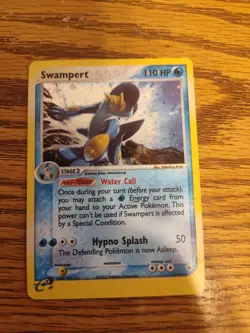 Pokemon TCG Swampert Holo Rare Ruby and Sapphire 13/109 *Lightly Played* - Image 2
