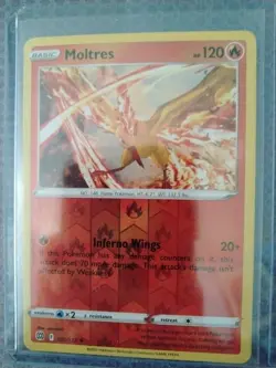 Pokemon TCG Moltres Sword & Shield: Brilliant Stars 021/172 Reverse Holo NM!!! - Image 1