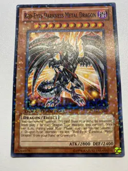 Yugioh Red-Eyes Darkness Metal Dragon DT04-EN060 Duel Terminal MP - Image 1