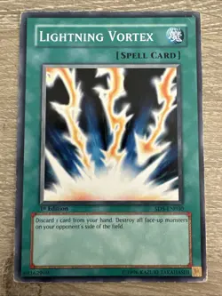 Yu-Gi-Oh! Lightning Vortex SD5-EN030 1st Edition MP - Image 1