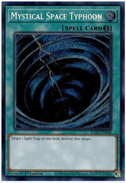 Yu-Gi-Oh! Mystical Space Typhoon - RA02-EN048 - Secret Rare - 1st E - NM/M - Image 1