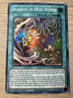 Yu-Gi-Oh! Branded in High Spirits #BODE-EN055 1st Edition LP - Image 1