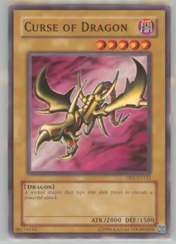 Yu-Gi-Oh Dark Beginning 1 Curse of Dragon #DB1-EN123 Near Mint or Better - Image 1