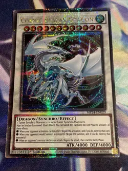 Yu-Gi-Oh! TCG Cosmic Blazar Dragon MP24-EN029 Quarter Century Secret Rare NM/M - Image 1
