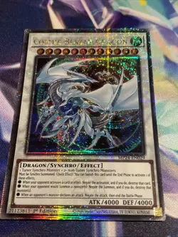 Yu-Gi-Oh! TCG Cosmic Blazar Dragon MP24-EN029 Quarter Century Secret Rare NM/M - Image 2