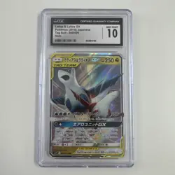 CGC 10 Latias & Latios GX 060/095 RR Tag Bolt sm9 Pokemon Card - Image 1
