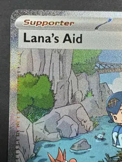 Lana's Aid ⭐SIR⭐Twilight Masquerade 219/167 NM - Pokemon TCG Card - Full Art - Image 3