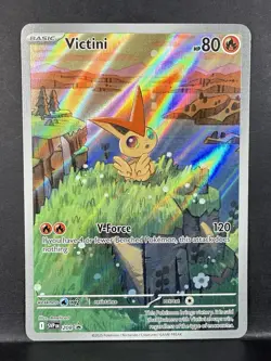 Victini ⭐ SVP 208 ⭐ Scarlet & Violet Promo Pokemon TCG Card - Holo - LP/ NM - Image 1