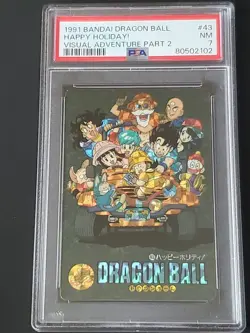 Dragon Ball Carddass Visual Adventure 1991 PSA Near Mint 7 Collectible Card - Image 1