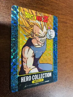 Unpeeled 4th WGL Dragon Ball AMADA Carddass Card Hero Used - Image 5