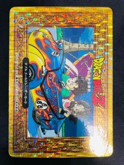 WGL Dragon Ball Double Gold Laser Card GOLD LASER CARD Amada Used - Image 3