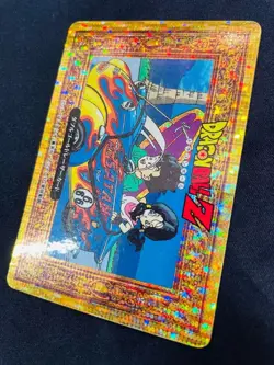 WGL Dragon Ball Double Gold Laser Card GOLD LASER CARD Amada Used - Image 5