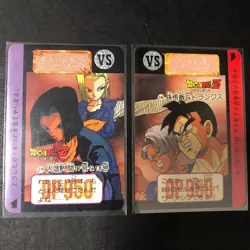 Dragon Ball Carddass Overseas Z Panoramic Card Set of 2 Excellent Condition - Image 1