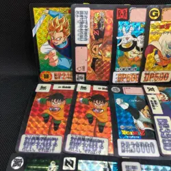 Dragon Ball Carddass Kira 18 Card Set 1993 Used Rare Collectible - Image 3