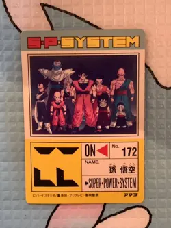 DragonBall Carddass PP Card No 634 Z Warriors Pseudo-angle Prism Used - Image 2