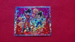 Dragon Ball Carddass Mini Card Son Goku Vegeta Bardock Foam 200 Fateful Showdown - Image 3