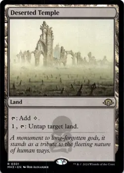 MTG Deserted Temple (301) | NM Foil | Modern Horizons 3 {MH3} - Image 1