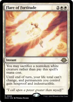 MTG Flare of Fortitude (26) | NM | Modern Horizons 3 {MH3} - Image 1