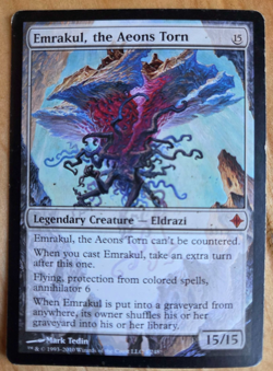 Magic The Gathering Emrakul the Aeons Torn LP MTG Rise of the Eldrazi Mythic Rar - Image 1