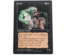 MTG Derelor Fallen Empires FEM Rare Black Creature Thrull Magic the Gathering - Image 1