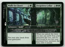 MTG Walk-In Closet / Forgotten Cellar Duskmourn House of Horror promo stamp #205 - Image 1