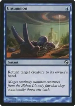 Unsummon - Duels of the Planeswalkers #017/133 MTG Magic The Gathering - Image 1