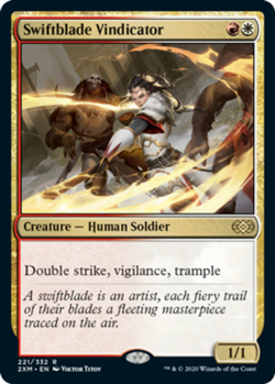 Swiftblade Vindicator - Double Masters #221/332 MTG Magic The Gathering - Image 1