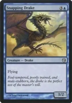 Snapping Drake - Duels of the Planeswalkers #015/113 MTG Magic The Gathering - Image 1