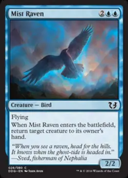 Mist Raven - Duel Decks: Blessed vs. Cursed #026/080 MTG Magic The Gathering - Image 1